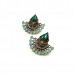 Green Stud Earrings